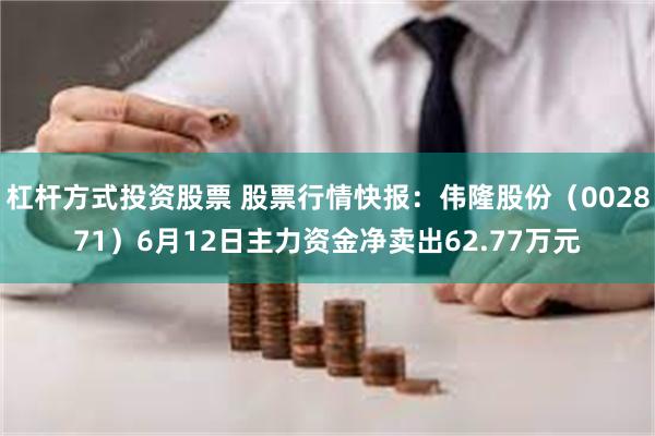 杠杆方式投资股票 股票行情快报：伟隆股份（002871）6月12日主力资金净卖出62.77万元