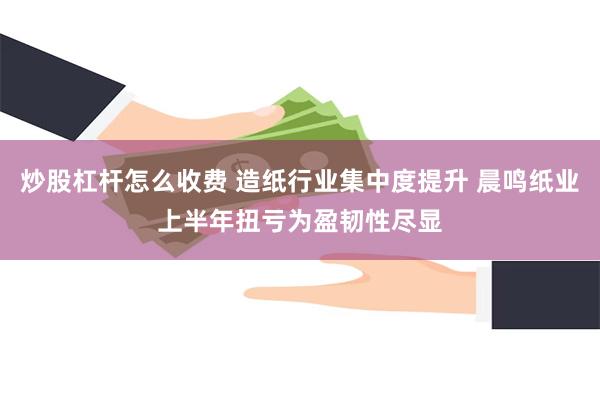 炒股杠杆怎么收费 造纸行业集中度提升 晨鸣纸业上半年扭亏为盈韧性尽显